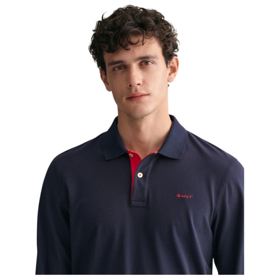 Gant Ανδρική μακρυμάνικη μπλούζα polo
